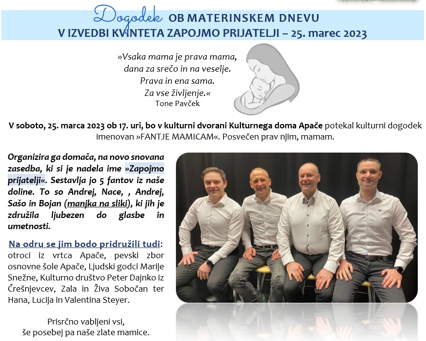 DOGODEK OB MATERINSKEM DNEVU_25.3.2023